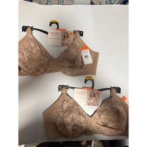 Lot of 2 Warners T shirt bras 40D NWT